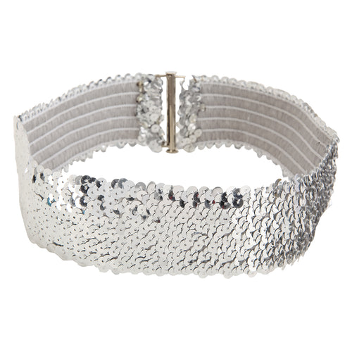 VTG Elegant Sophisticated Chic Silver Sequin Belt Size 32 Silver Evening Belt - Etsy main image 2