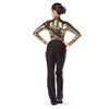 Youth Metallic Long Sleeve Leotard