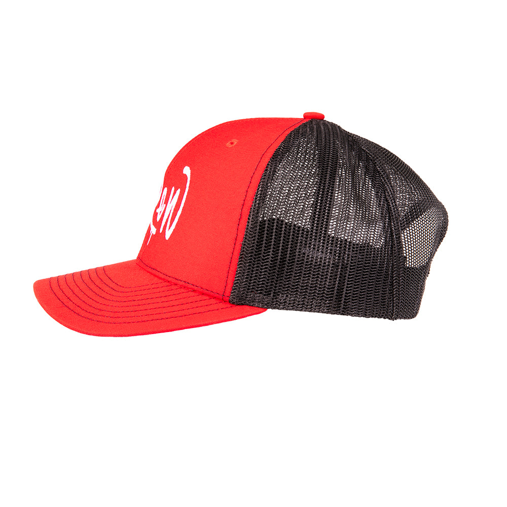 Red Crew Hat : LC104 - Just For Kix Red Crew Hat : LC104 - Just For Kix
