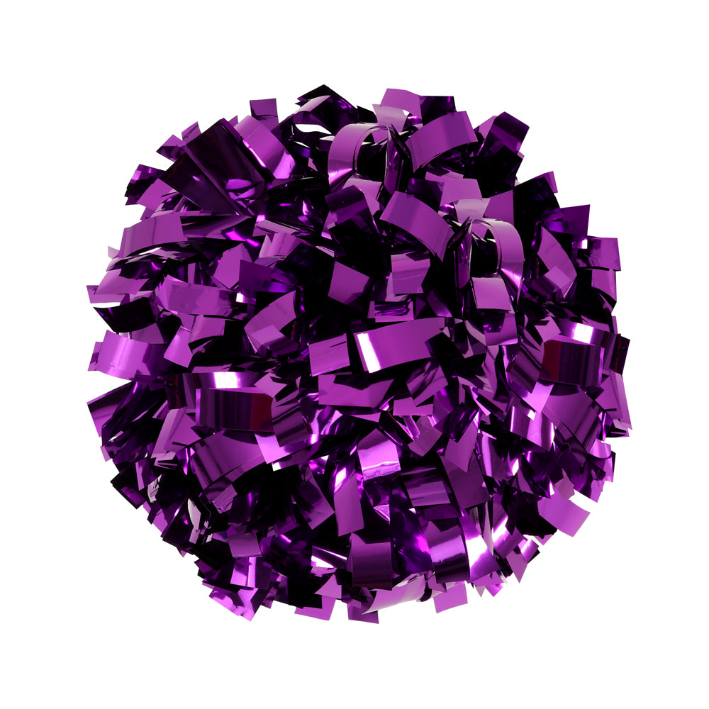 Just For Kix 6" Solid Metallic Pom – High-Energy, Lightweight Cheer & Dance Pom (Sold Individually)