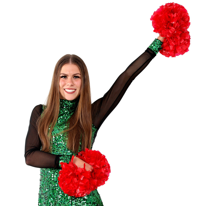Just For Kix 4″ Vinyl Pom – High-Energy, Lightweight Cheer & Dance Pom (Sold Individually)
