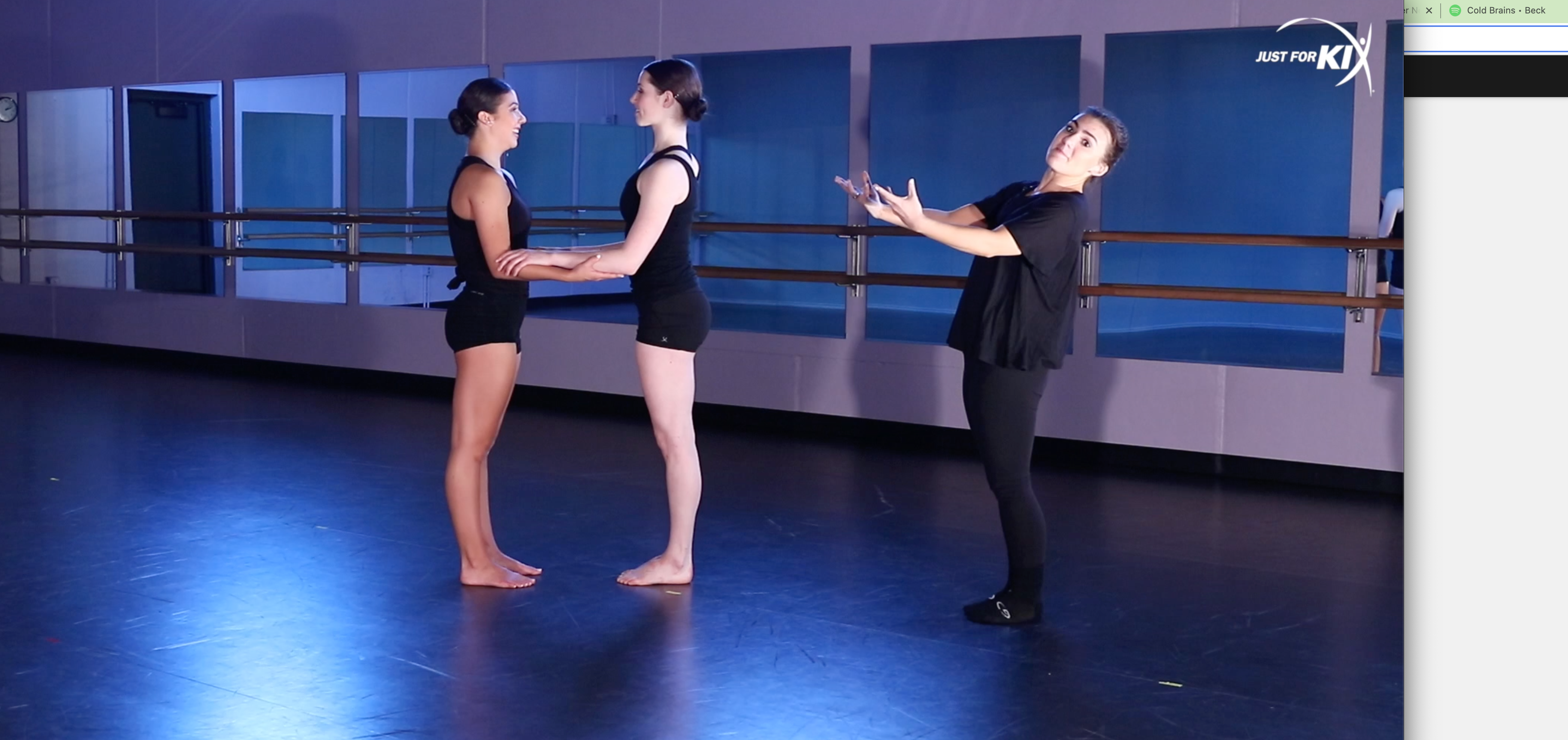 Straddle Ballet Refine Your Moves: Comprehensive Toe Touch Drills - Just For Kix