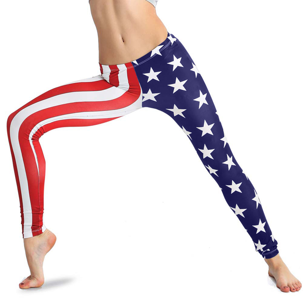 Alexandra American Flag Leggings