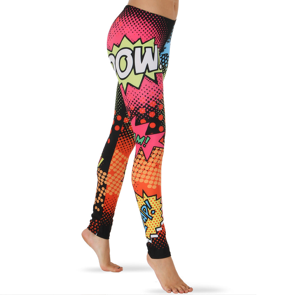 Stay fun and fierce in these Draw The Line Leggings from PopFlex