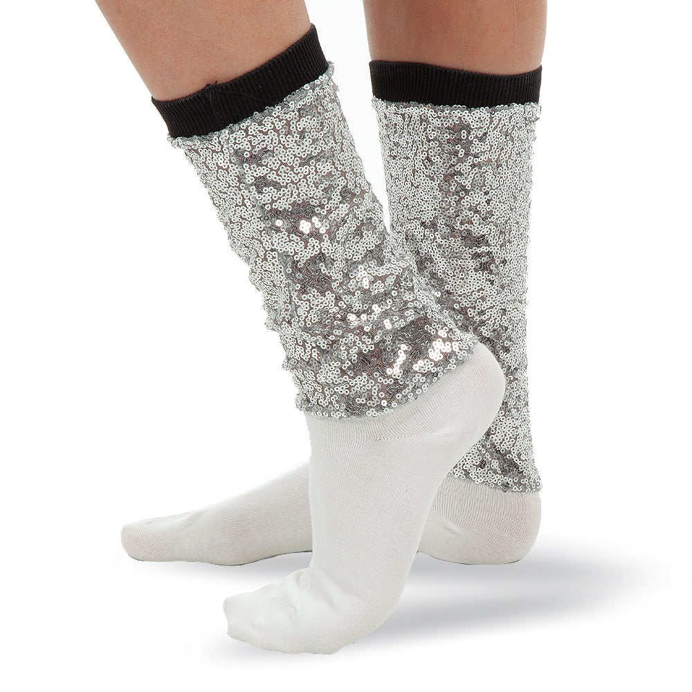 Sequin Socks White One Size - Main Image