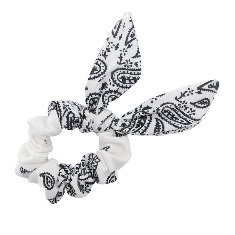 Knotted Bow Bandana Hair Scrunchie