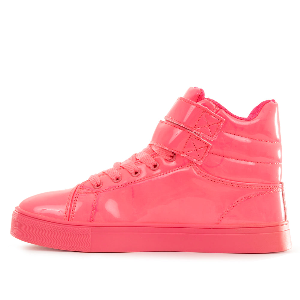 Alexandra Glossy Sneaker - Hi-Top Alexandra Sneaker