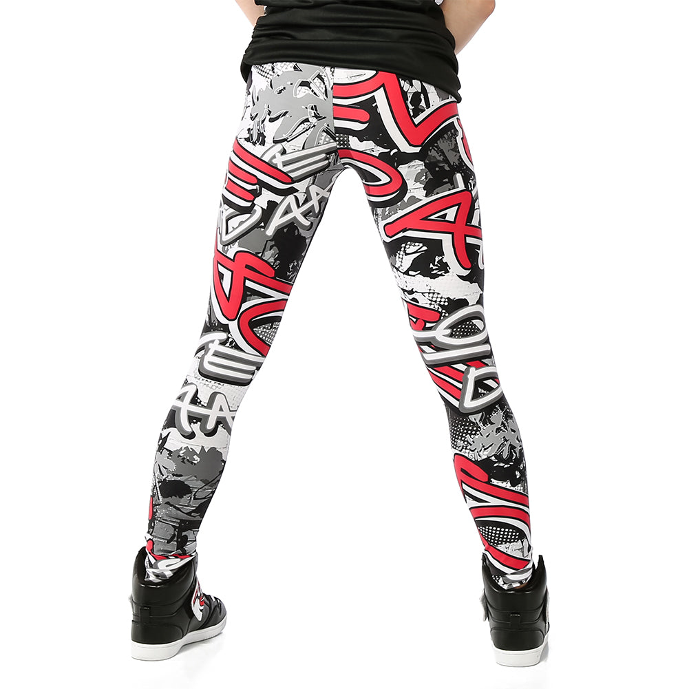 Graffiti leggings clearance