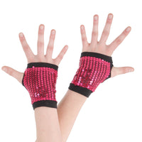 Alexandra Sequin Hand Gauntlets