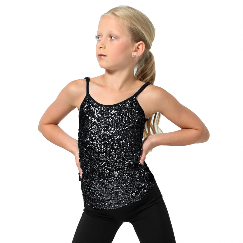 Alexandra Youth Sequin Camisole Tank