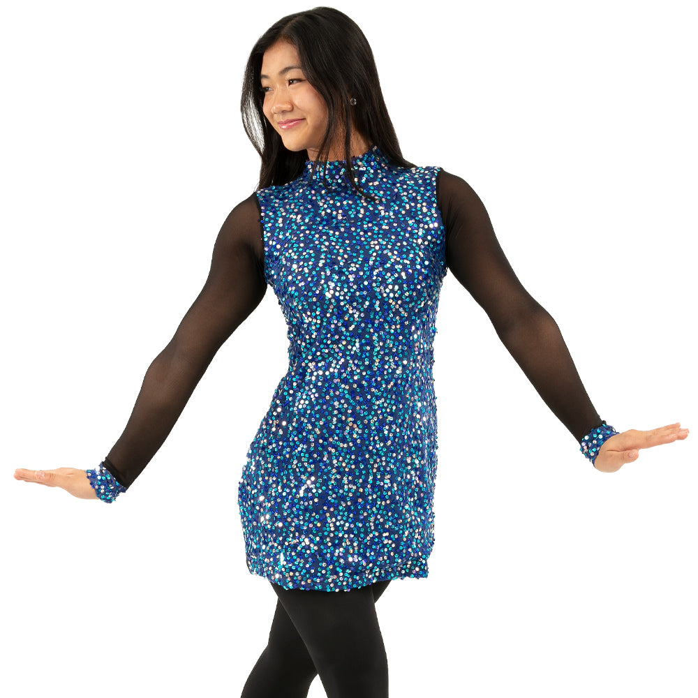 Alexandra Collection | Mesh Long Sleeve Sequin Tunic