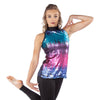 Sequin Mockneck Tunic Tank