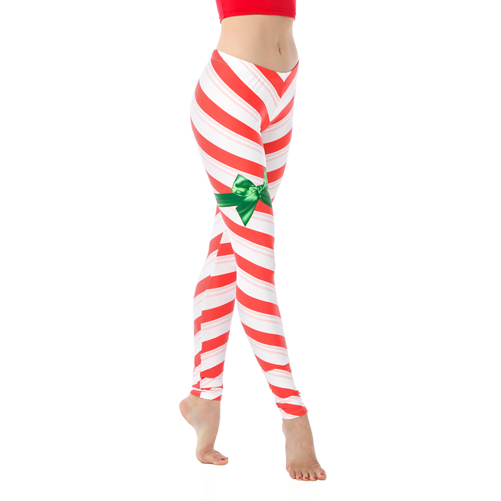Candy Cane Leggings Candy Cane Leggings