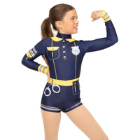 Youth Police Biketard