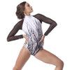 Long Sleeve Mesh Tree Leotard