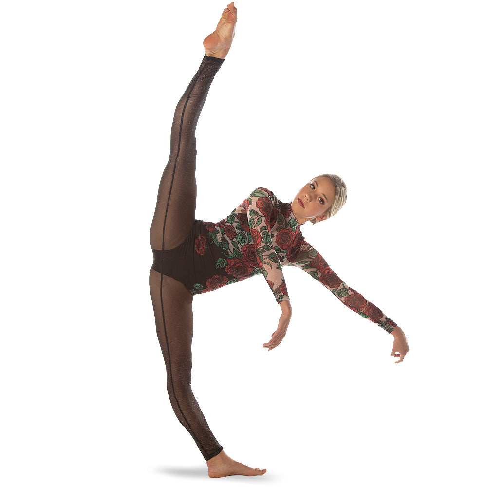 Mash Unitard Rose Mesh Unitard - Alexandra Collection