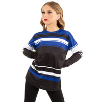 Youth Stripe Colorblock Long Sleeve Shirt
