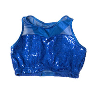 Kids Sequin Mesh Sweetheart Bra