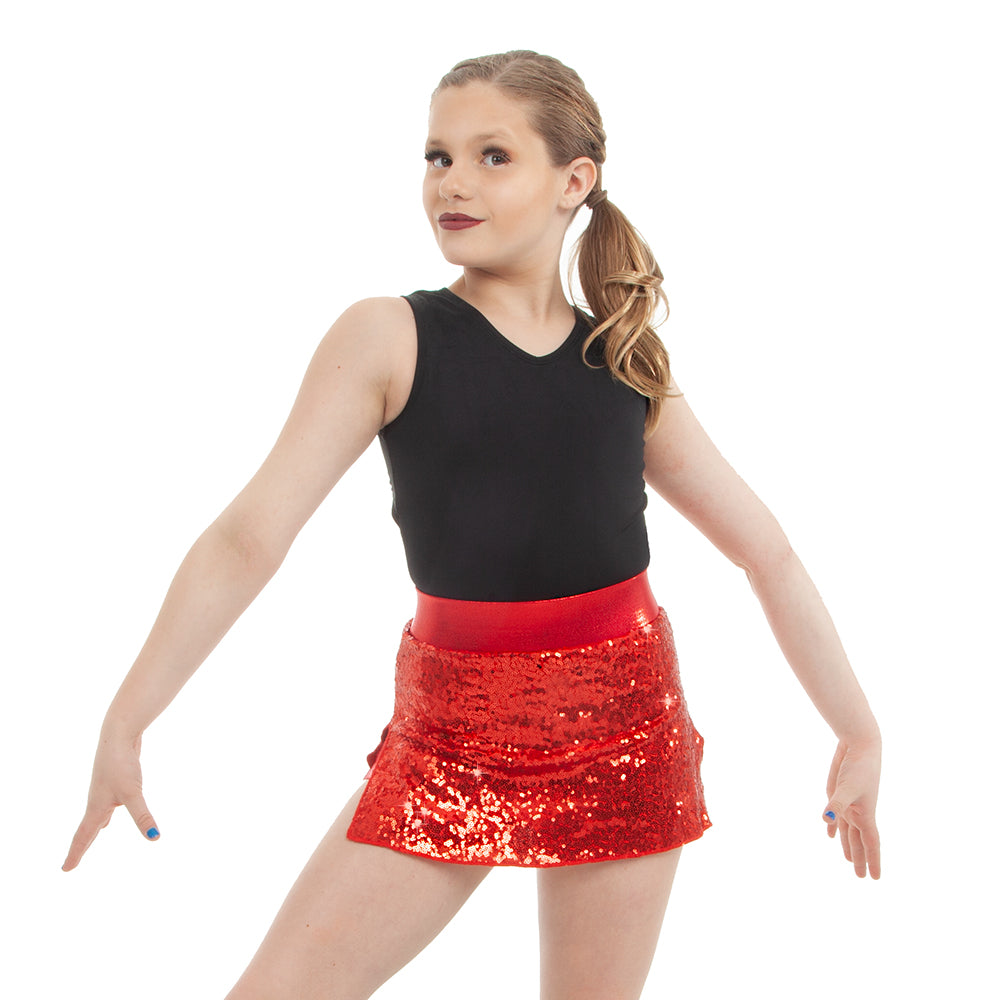 Kids Sequin Skort