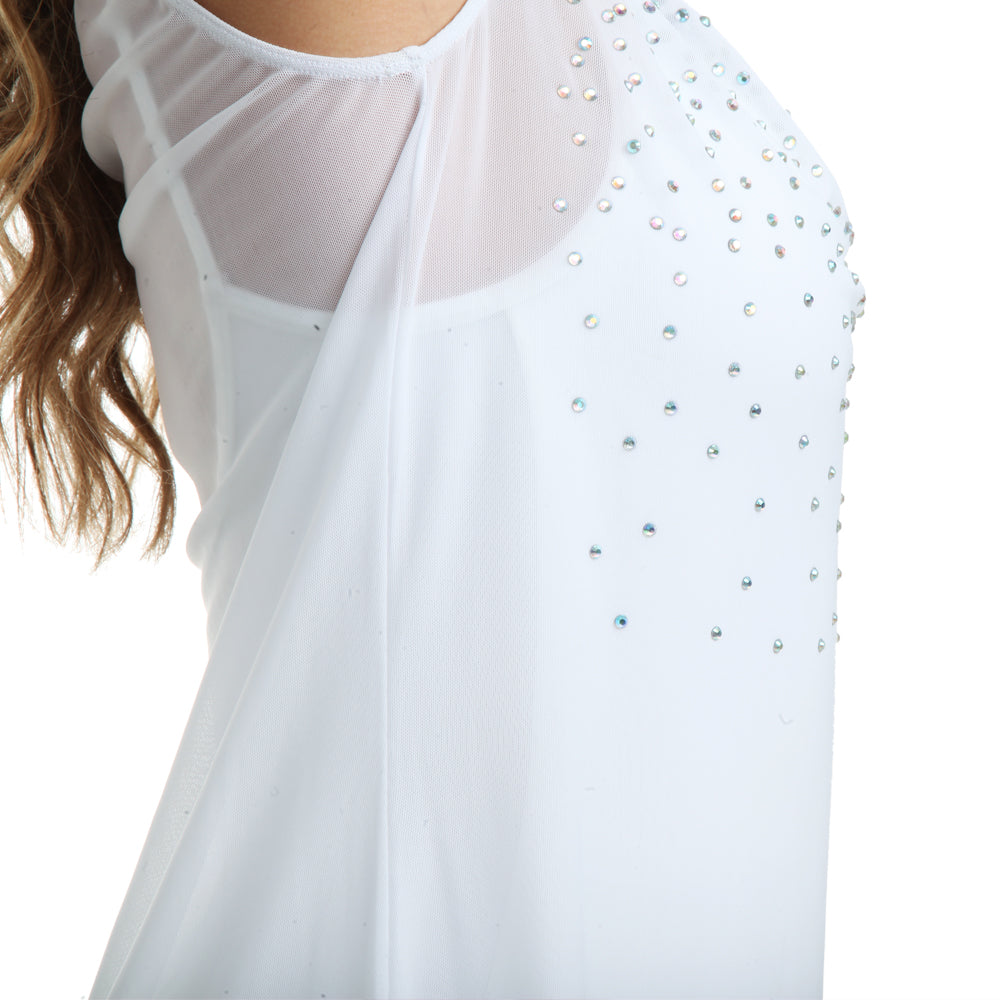 Alexandra Collection | Youth Mesh Rhinestone Dress Alexandra Collection | Youth Mesh Rhinestone Dress