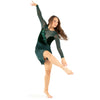 Alexandra Youth Velvet Long Sleeve Skirted Leotard