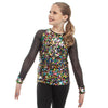 Alexandra Sequin Baseball Top