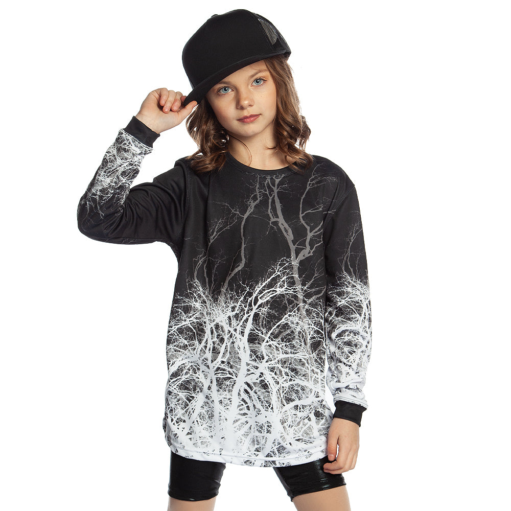 Frosted Midnight Long Sleeve Shirt