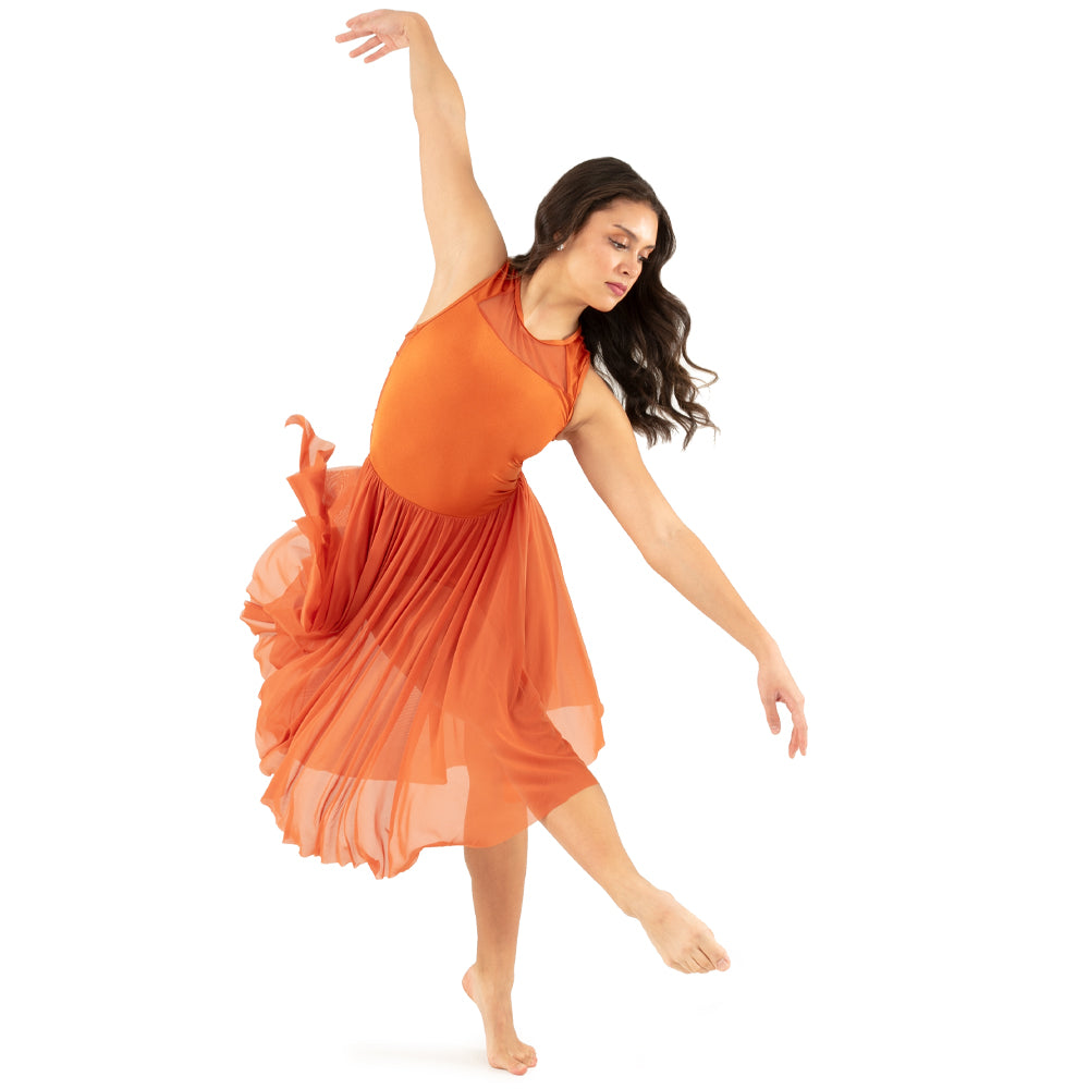 Orange on sale dance costume