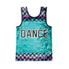 Youth Ombre Checker Dance Sequin Jersey