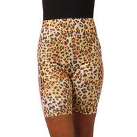 Cheetah High Waist Biker Shorts