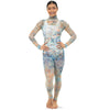 Floral Mesh Unitard