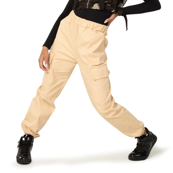 Khaki Cargo Pant - Just For Kix