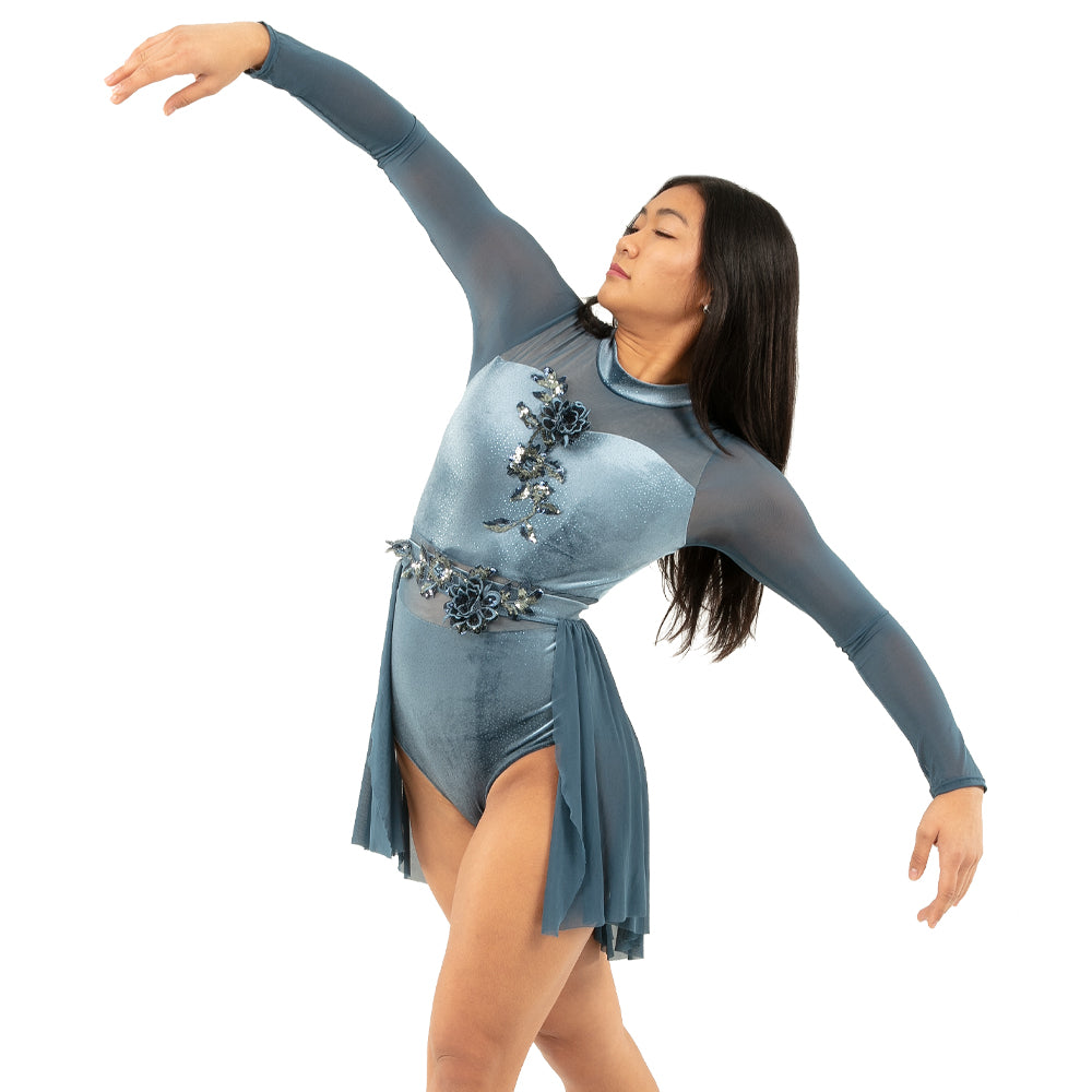 long sleeve leotard dress Raglan Long Sleeve Leotard