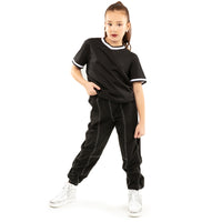 Youth Contrast Stitch Elastic Joggers