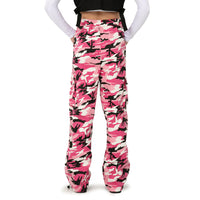 Youth Cargo Parachute Wide Leg Cinched Pants