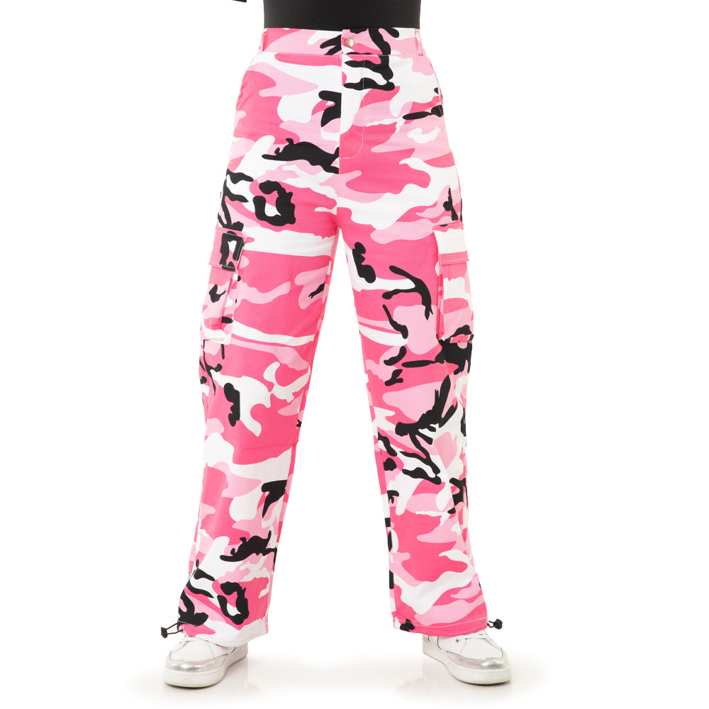 Cargo Parachute Wide Leg Cinched Pants