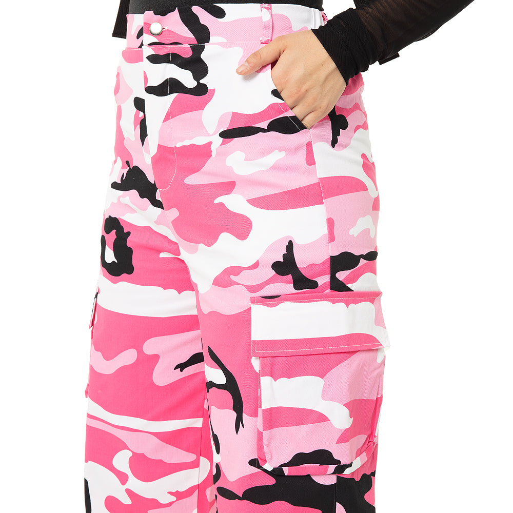 Youth Cargo Parachute Wide Leg Cinched Pants