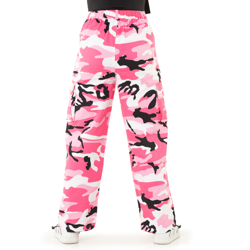 Cargo Parachute Wide Leg Cinched Pants