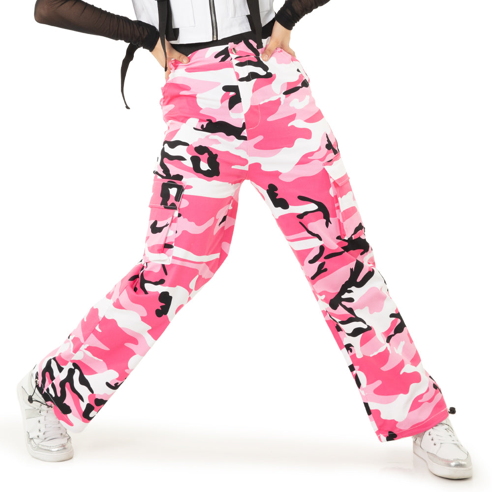 Cargo Parachute Wide Leg Cinched Pants