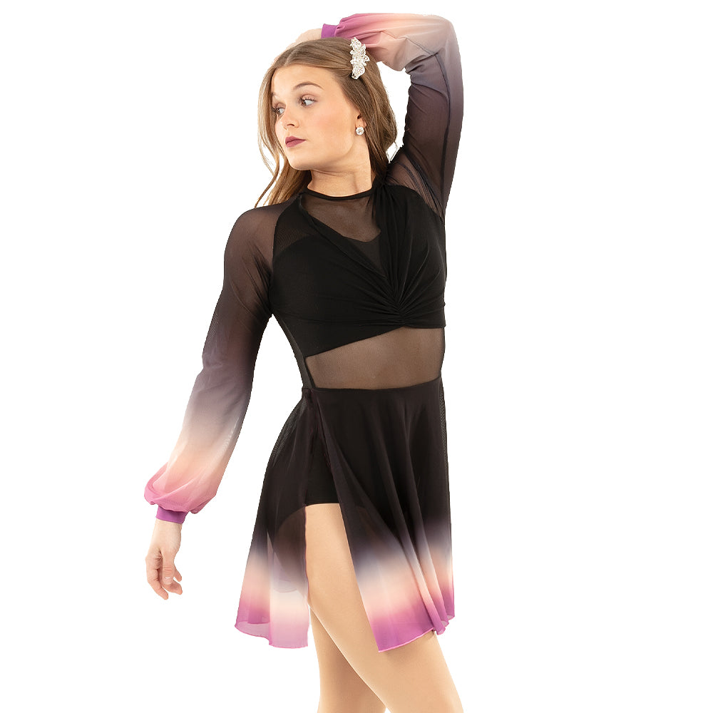 black flowy dance dress YIZYIF Womens Lyrical Dance Costume Halter Neck Sparkle Rhinestone Flowy Skirt Leotard Dress Ballet Modern Dancewear Black M