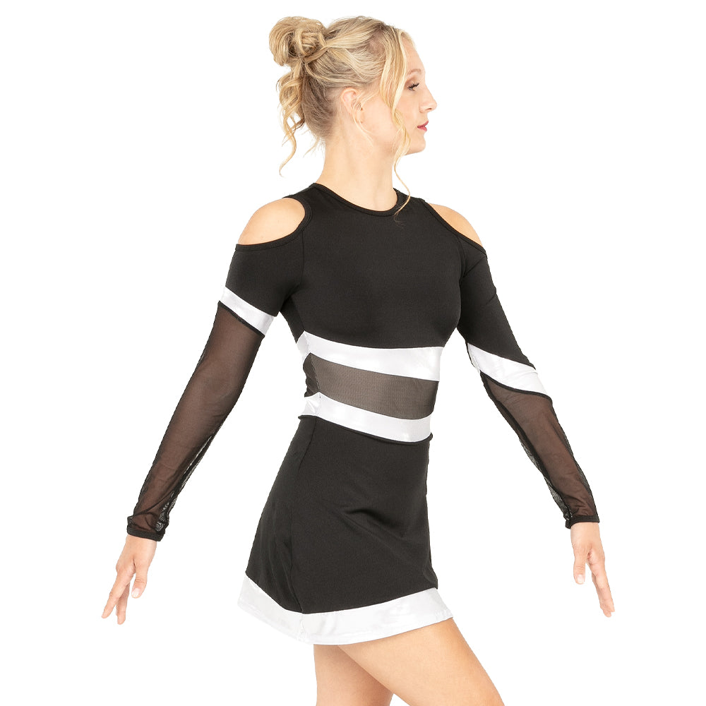 Cheer Dress : AC6589 Black/Silver / Small Cheer Dress : AC6589 Black/Silver / Small