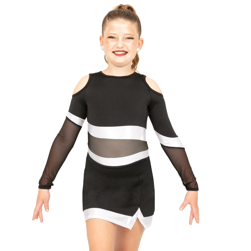 Youth Asymmetrical All Star Cheer Skort Dress