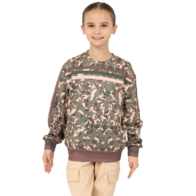 Youth Camo Crewneck