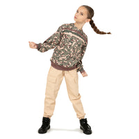 Youth Camo Crewneck