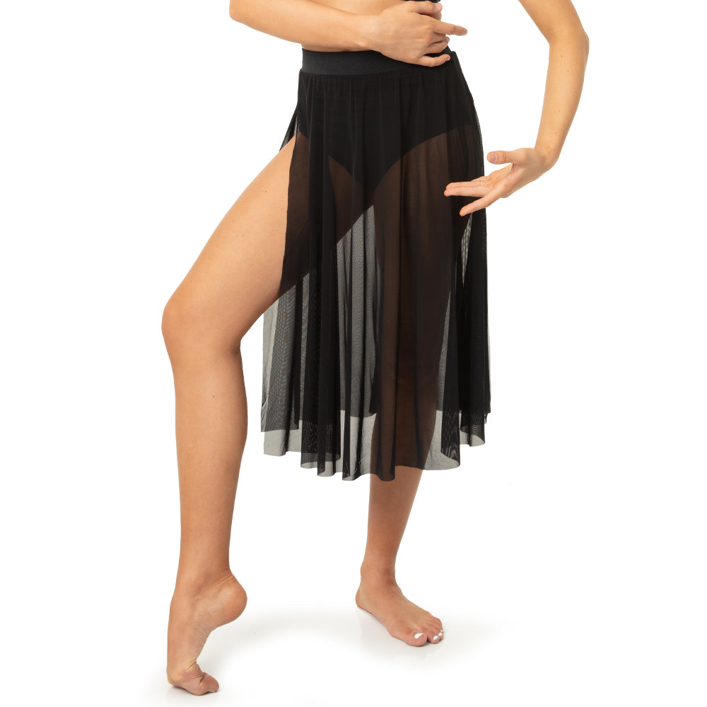 Midi Mesh Skirt : AC6703 – Just For Kix