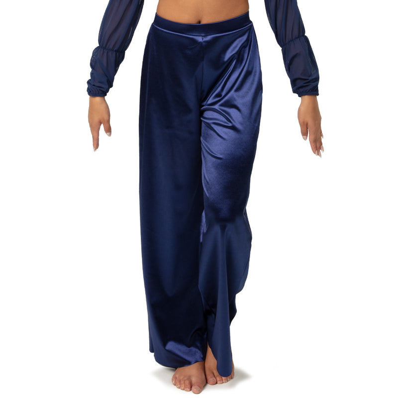 Satin Lux Wide Leg Pant
