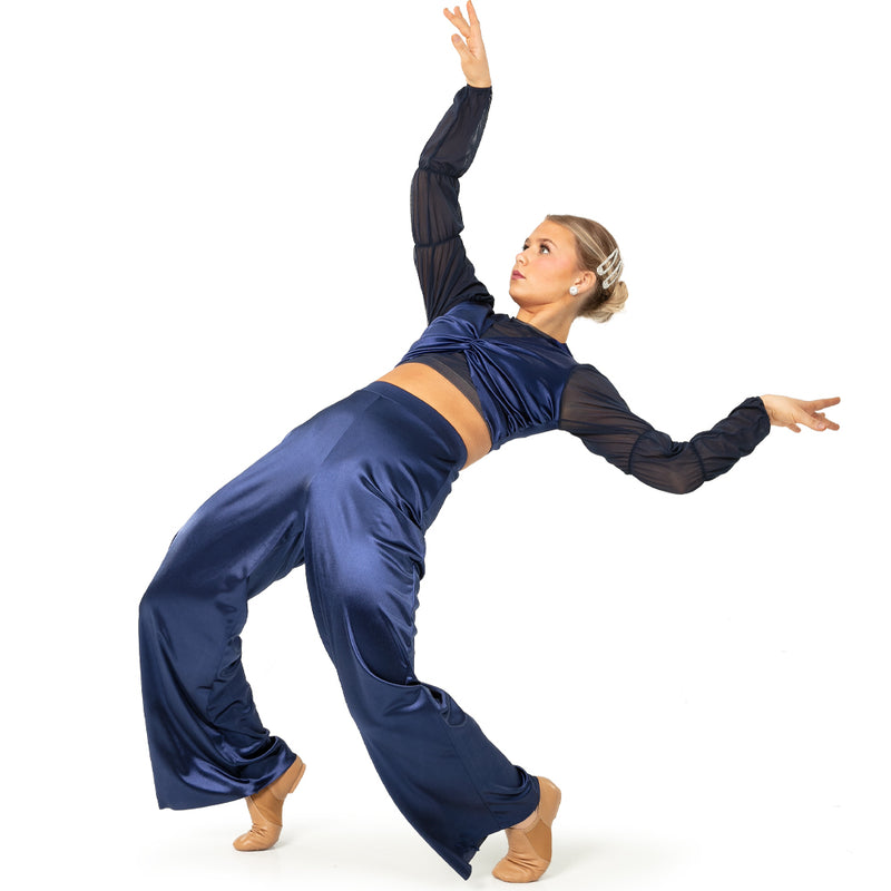 Youth Billow Sleeve Twist Midi Top