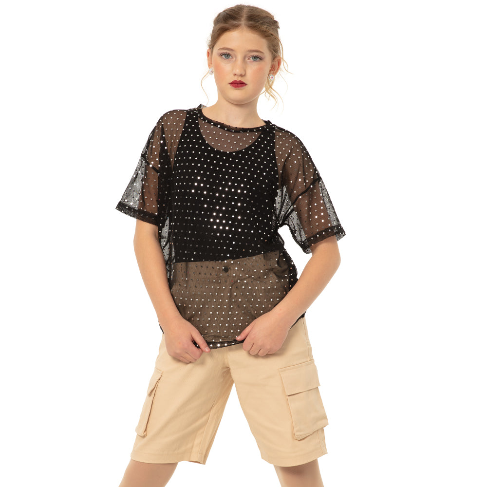 Youth Magic Dot Mesh T-Shirt