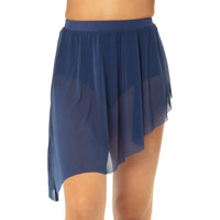 Youth Asymmetrical Mesh Skirt