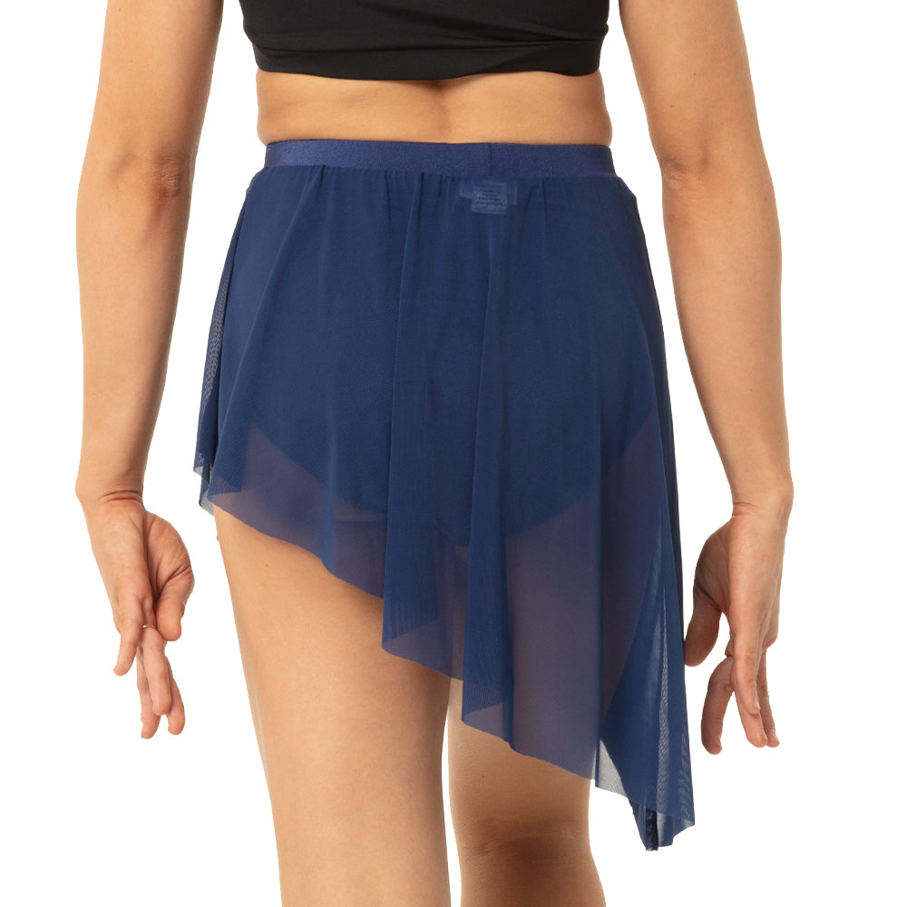 Asymmetrical Mesh Skirt